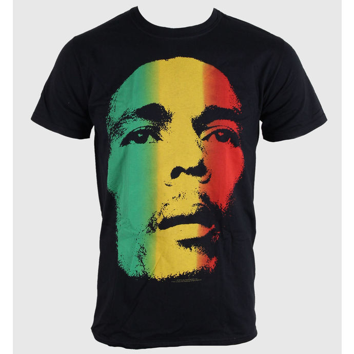maglietta da uomo Bob Marley - Viso Rasta - ROCK OFF