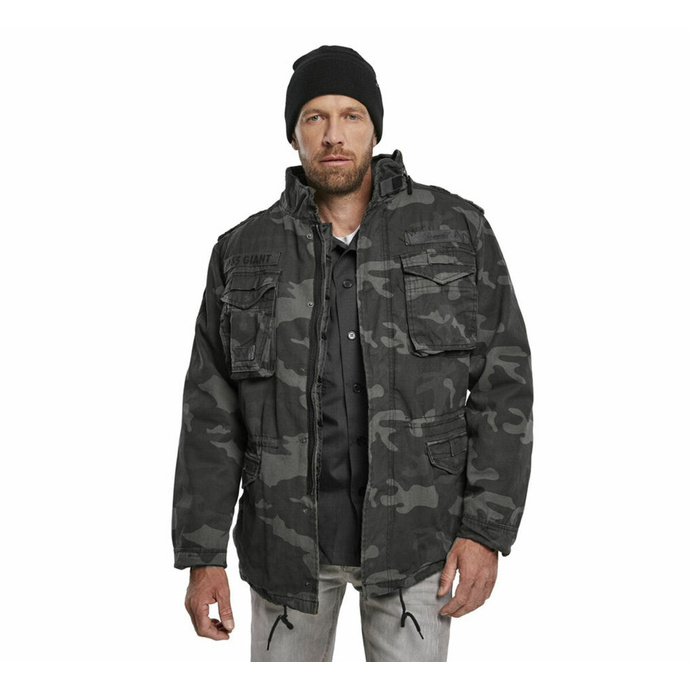 giacca uomo invernale BRANDIT - M65 Giant - Darkcamo