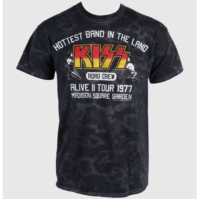t-shirt metal uomo Kiss - Road Crew 77 - LIQUID BLUE