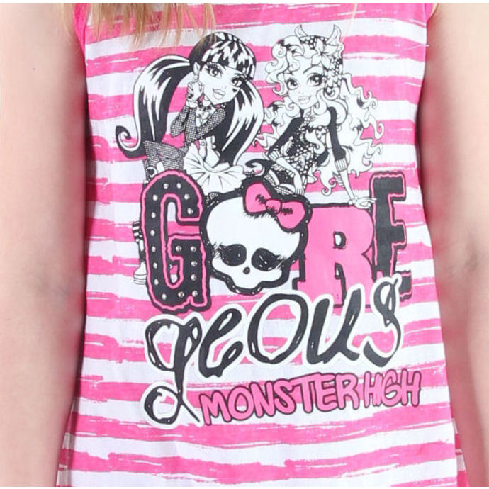 vestire da ragazza TV MANIA - Monster High - bianca / Pink