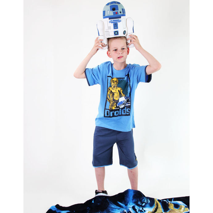 maglietta del film maschili per bambini Star Wars - Star Wars Clone - TV MANIA - Blu