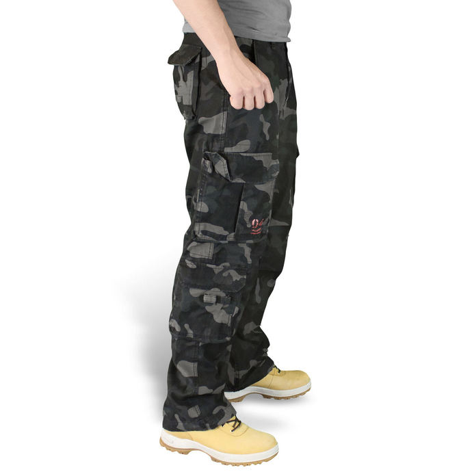 pantaloni da uomo SURPLUS - Airborne Vintage ▾ Pantaloni - Nero Camo