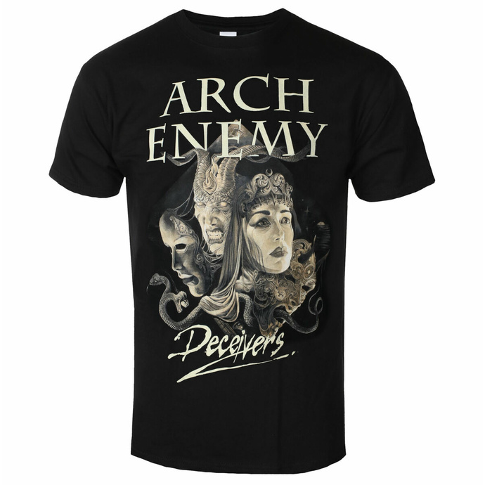 Maglietta da uomo Arch Enemy - Deceivers Cover Art - Nero