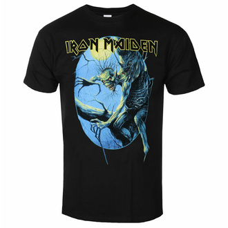 Maglietta da uomo Iron Maiden - FOTD Oval Eddie Moon  - Nero - ROCK OFF, ROCK OFF, Iron Maiden