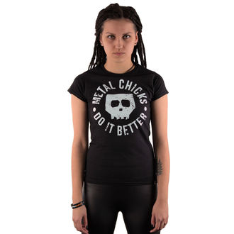 t-shirt hardcore donna - Skull - METAL CHICKS DO IT BETTER, METAL CHICKS DO IT BETTER