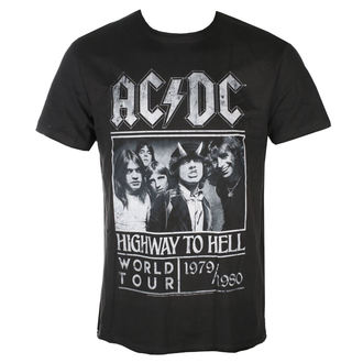 t-shirt metal uomo AC-DC - HIGHWAY TO HELL POSTER - AMPLIFIED - ZAV210B10