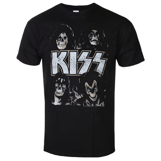 t-shirt metal uomo Kiss - Skulls - LOW FREQUENCY, LOW FREQUENCY, Kiss