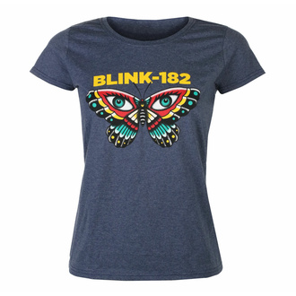 Maglietta da donna Blink 182 - Butterfly - Heather Navy, NNM, Blink 182