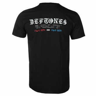 Maglietta da uomo Deftones - Static Skull - Nero - ROCK OFF, ROCK OFF, Deftones