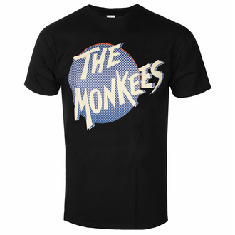 Maglietta da uomo Monkees - Retro Dot Logo BL - ROCK OFF, ROCK OFF, Monkees