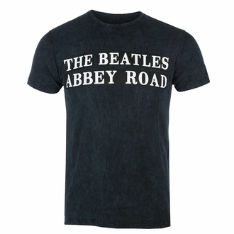 Maglietta da uomo Beatles - ABBEY Road Sign BL Dip-Dye - ROCK OFF, ROCK OFF, Beatles