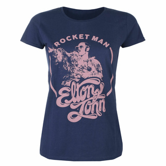 Maglietta da donna Elton John - Rocketman Circle Point  NAVY - ROCK OFF, ROCK OFF, Elton John