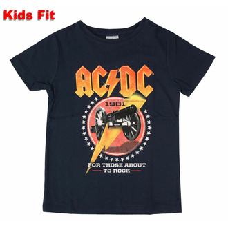 Maglietta per bambini AC/DC - FTATR 81 Boys - NAVY - ROCK OFF, ROCK OFF, AC-DC