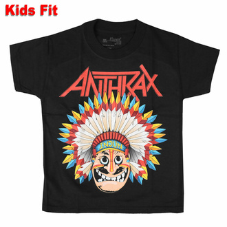 Maglietta per bambini Anthrax - War Dance Boys - NERO - ROCK OFF, ROCK OFF, Anthrax