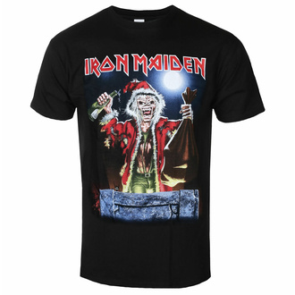 Maglietta da uomo Iron Maiden - No Prayer For Christmas - Nero - ROCK OFF, ROCK OFF, Iron Maiden