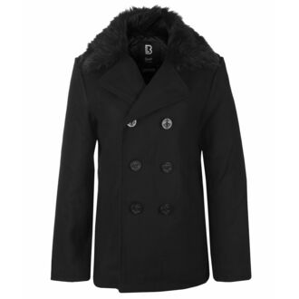 Cappotto da donna BRANDIT - Fur Collar Pea - 3148-black