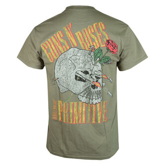 t-shirt uomo PRIMITIVE x GUNS N' ROSES - Nightrain - verde safari - pipfa2303-safgrn