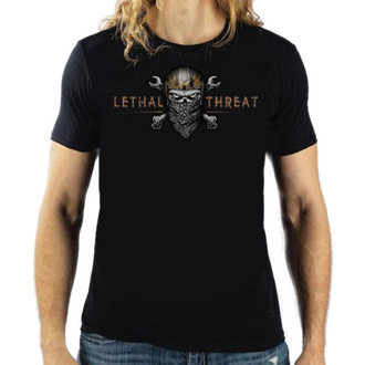 t-shirt hardcore uomo - PREMIUM SKULL BANDANA - LETHAL THREAT, LETHAL THREAT