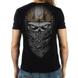 t-shirt hardcore uomo - PREMIUM SKULL BANDANA - LETHAL THREAT - VV40141