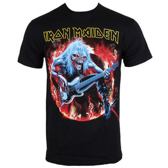 t-shirt metal uomo Iron Maiden - Fear Live Flames - ROCK OFF - IMTEE07MB