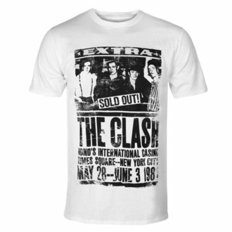 Maglietta da uomo Clash - Bond's 1981 - BIANCO - ROCK OFF, ROCK OFF, Clash