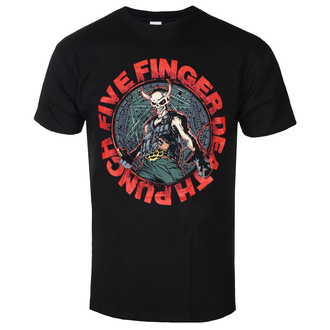 maglietta da uomo Five Finger Death Punch - Sigillo di Amet - Nero - ROCK OFF - FFDPTS0101MB