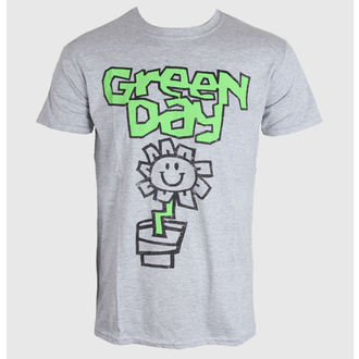 t-shirt uomo Green Day - Flower Sudore - Grigio - ROCK OFF - GDTS10MG
