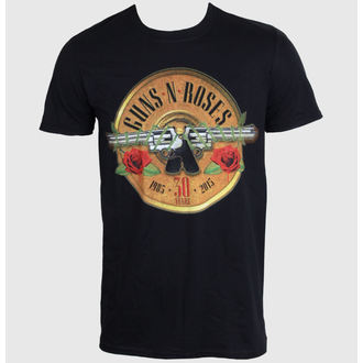 t-shirt metal uomo Guns N' Roses - 30th Photo Logo - ROCK OFF - GNRTS14