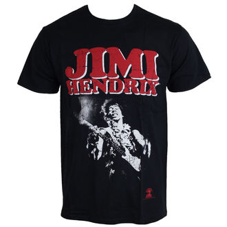 t-shirt uomo Jimi Hendrix - Blocco Logo - ROCK OFF - JHXTS05MB