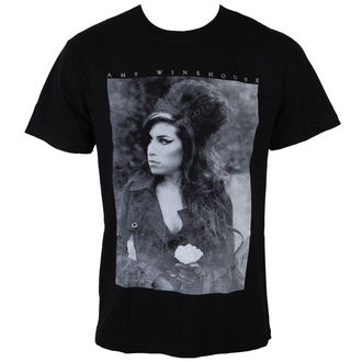 t-shirt metal uomo Amy Winehouse - Flower Portrait - ROCK OFF, ROCK OFF, Amy Winehouse