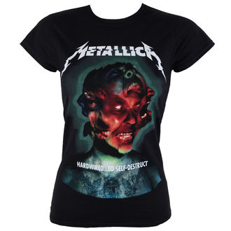t-shirt metal donna Metallica - Hardwired Album Cover - NNM - RTMTLGSBHAR