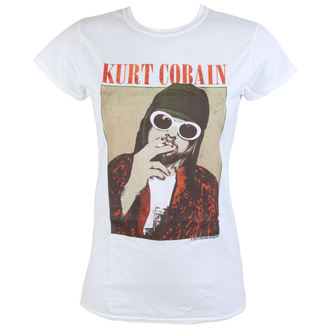 t-shirt donna Nirvana - Kurt Cobain - Sigaretta - PLASTIC HEAD - RTKCO0111