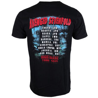 t-shirt metal uomo Avenged Sevenfold - Buried Alive Tour 2012 - ROCK OFF, ROCK OFF, Avenged Sevenfold