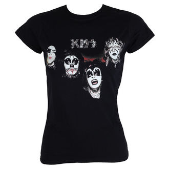 t-shirt metal donna Kiss - 1974 - LOW FREQUENCY - KIGS070016