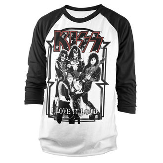 t-shirt metal uomo Kiss - I Love It Loud - HYBRIS - ER-19-KISS006-H70-8-WB