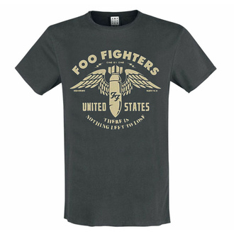 maglietta da uomo FOO FIGHTERS - ONE BY ONE - CHARCOAL - AMPLIFIED, AMPLIFIED, Foo Fighters