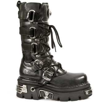 Stivali New rock - Girdle Boots (474-S1) Nero