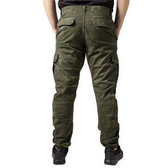 Pantaloni da uomo URBAN CLASSICS - Camo Cargo Jogging - oliva camo, URBAN CLASSICS