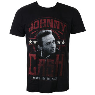 maglietta da uomo Johnny Cash - Uomo in nero - Nero - ROCK OFF - BILMAR00188