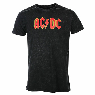 Maglietta da uomo AC/DC - Logo - Snow Wash - ROCK OFF - ACDCSWASH04MB