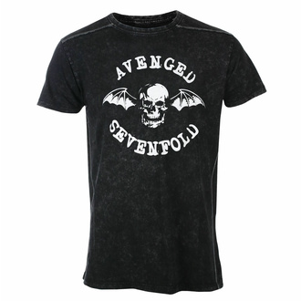 Maglietta da uomo Avenged Sevenfold - Logo - Snow wash- ROCK OFF - ASSWASH01MB