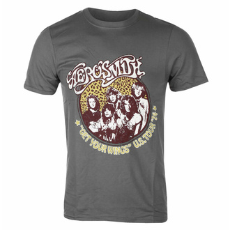 Maglietta da uomo Aerosmith - Cheetah Print - CARBONE - ROCK OFF, ROCK OFF, Aerosmith