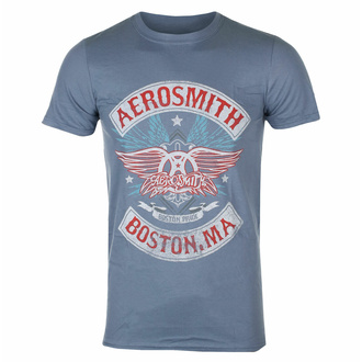 Maglietta da uomo Aerosmith - Boston Pride - DENIM - ROCK OFF, ROCK OFF, Aerosmith