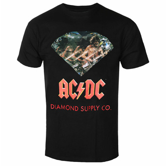 Maglietta da uomo DIAMOND X AC/DC - Nero - BLK_C20DMPA502