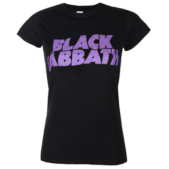 Maglietta da donna Black Sabbath - Wavy Logo - ROCK OFF - BSTSP04LB