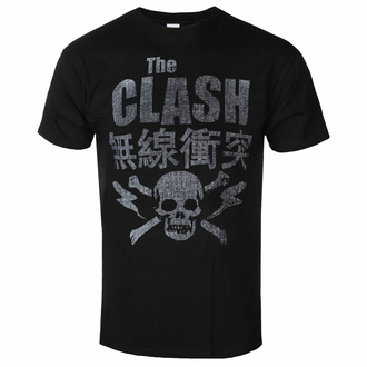 Maglietta da uomo The Clash - Skull & Crossbone - NERO - ROCK OFF, ROCK OFF, Clash