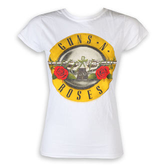 t-shirt metal donna Guns N' Roses - Classic Bullet Logo - ROCK OFF - GNRTS03LW