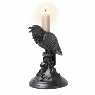 Candelabro (decorazione) ALCHEMY GOTHIC - Poe's Raven - V109