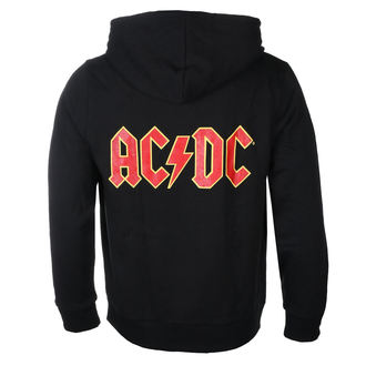 felpa con capuccio uomo AC-DC - Logo - ROCK OFF, ROCK OFF, AC-DC