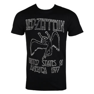 t-shirt metal uomo Led Zeppelin - USA 1977 - NNM - RTLZETSB1977